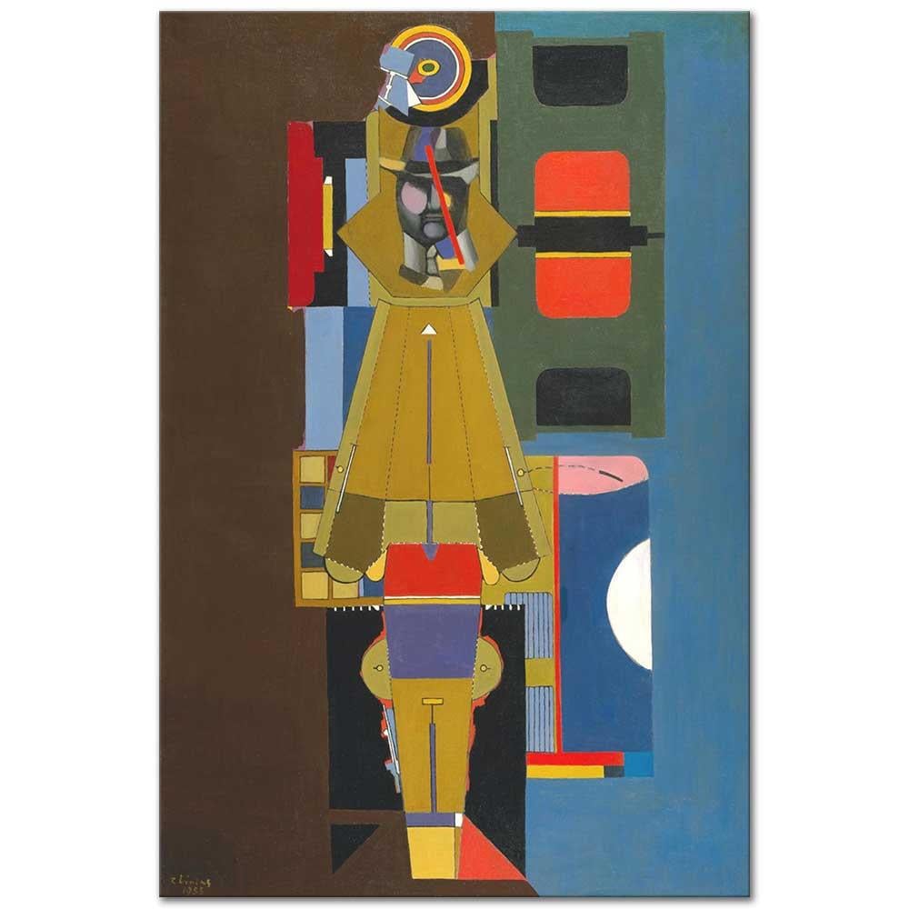 Richard Lindner Stranger No 02 Kanvas Tablo