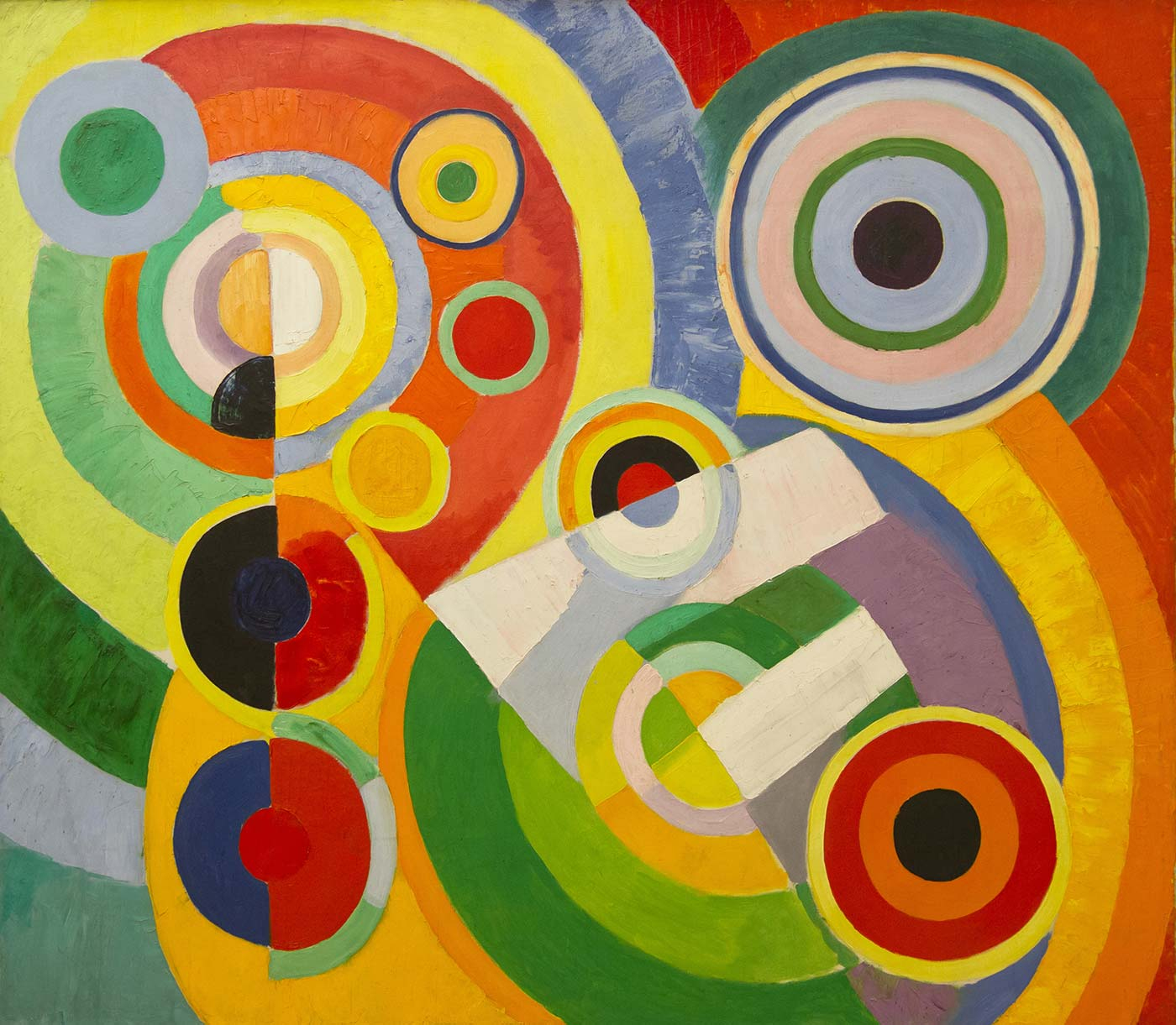Robert Delaunay Ritm Yaşam Sevinci Kanvas Tablo