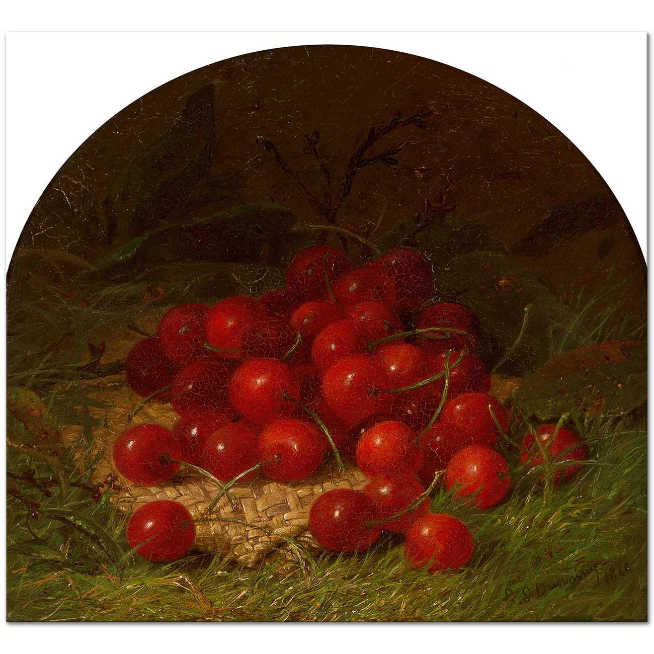 Robert Spear Dunning Still Life with Cherries Art Print