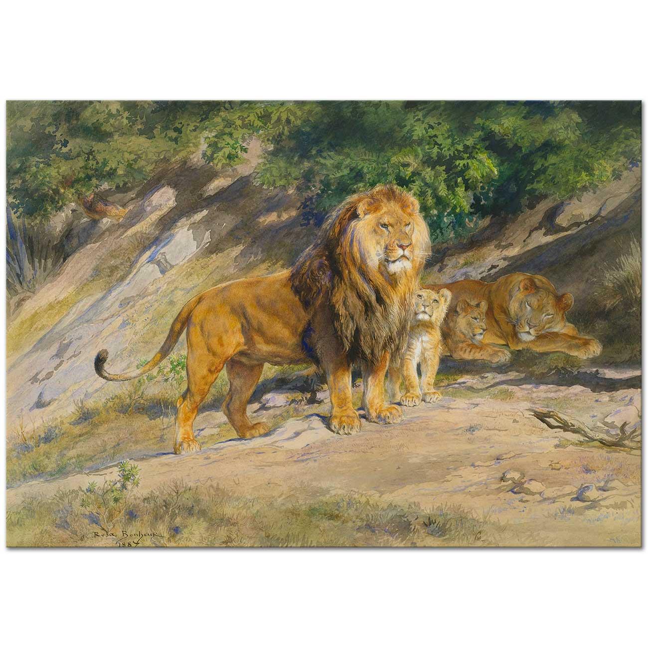 The King Watches by Rosa Bonheur