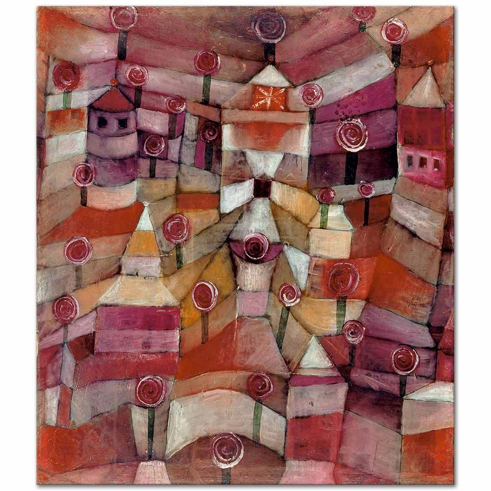 Paul Klee Gül Bahçesi Kanvas Tablo
