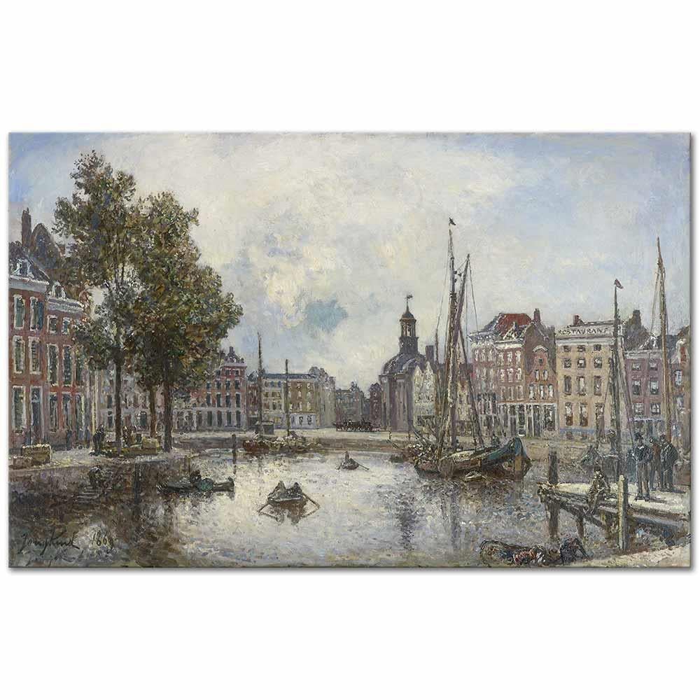 Rotterdam by Johan Barthold Jongkind as Fine Art Print