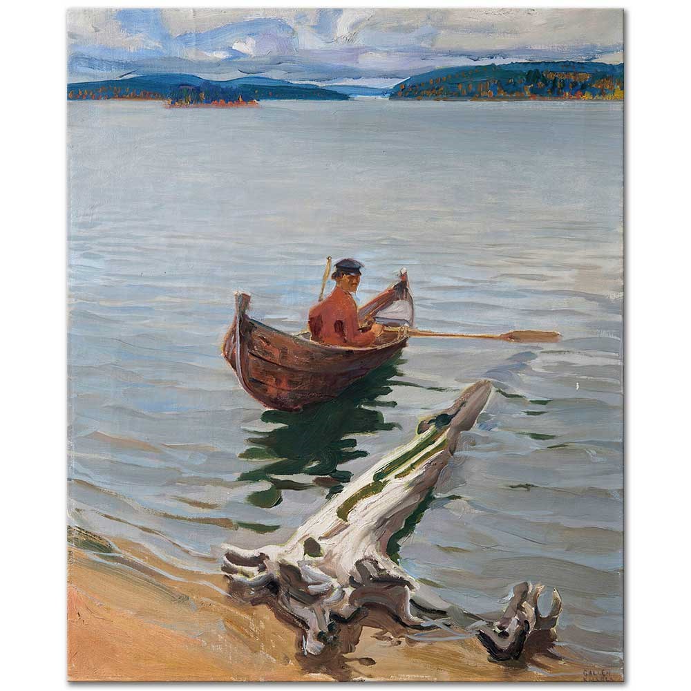 Rower On The Lake by Akseli Gallen Kallela