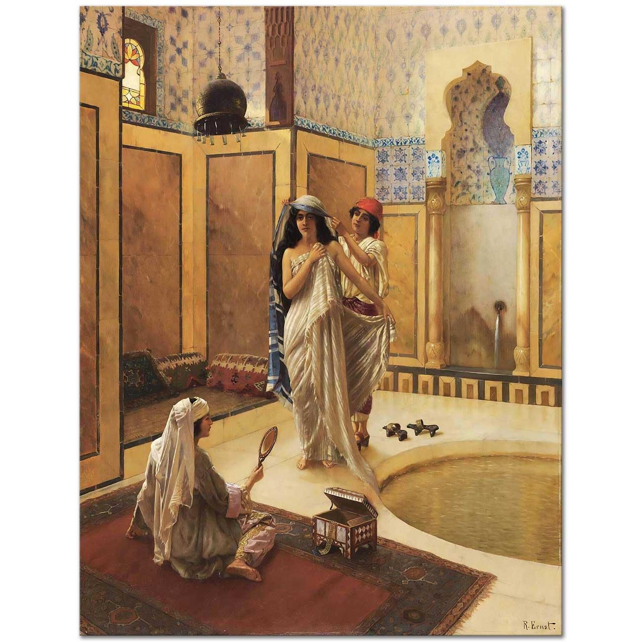 The Harem Bath by Rudolph Ernst