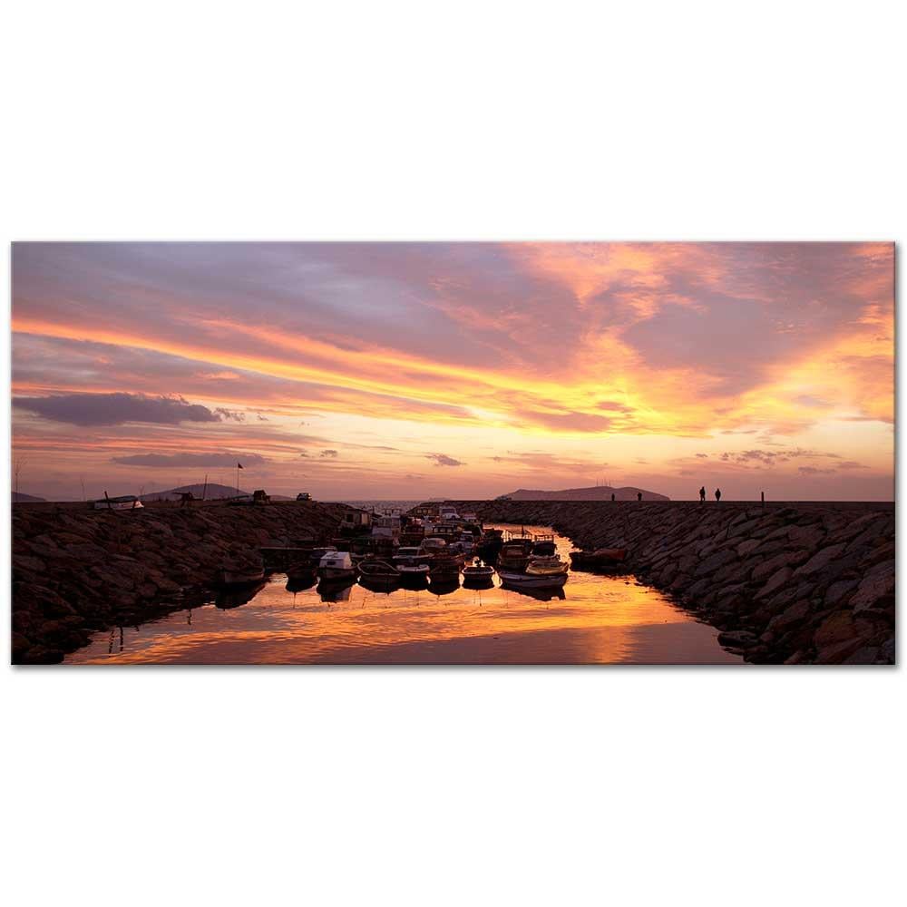 Sabahattin Kayış Sunset on Maltepe Istanbul Art Print