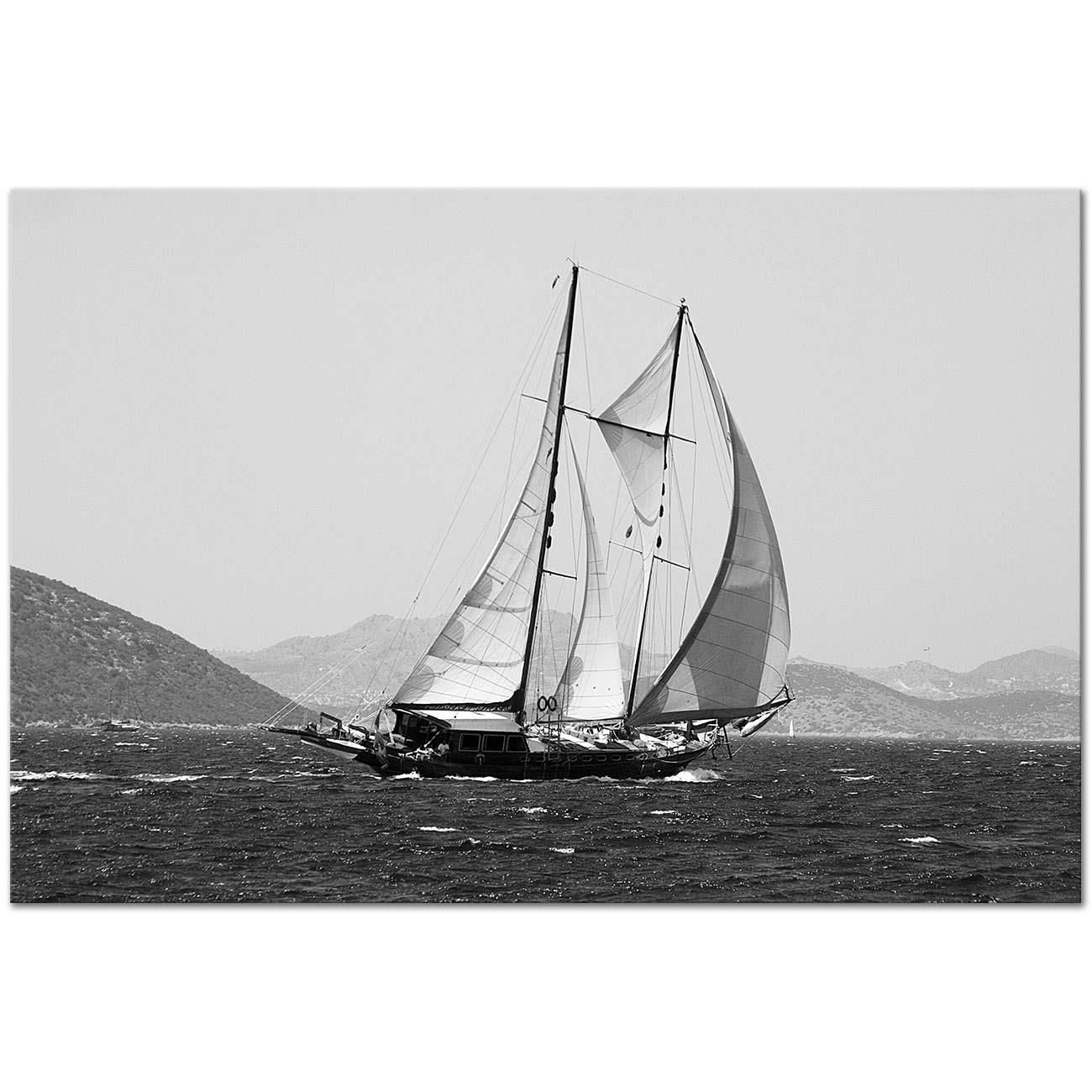 Sabahattin Kayis Sailboat Art Print