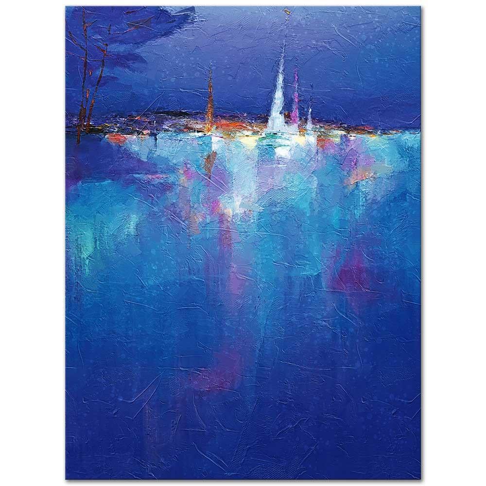 Sailboats on the Beach and the Blueness