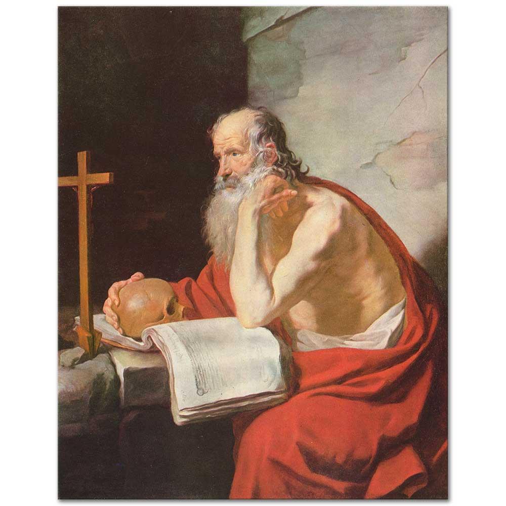 Jacques Blanchard Aziz Hirenimus Kanvas Tablo