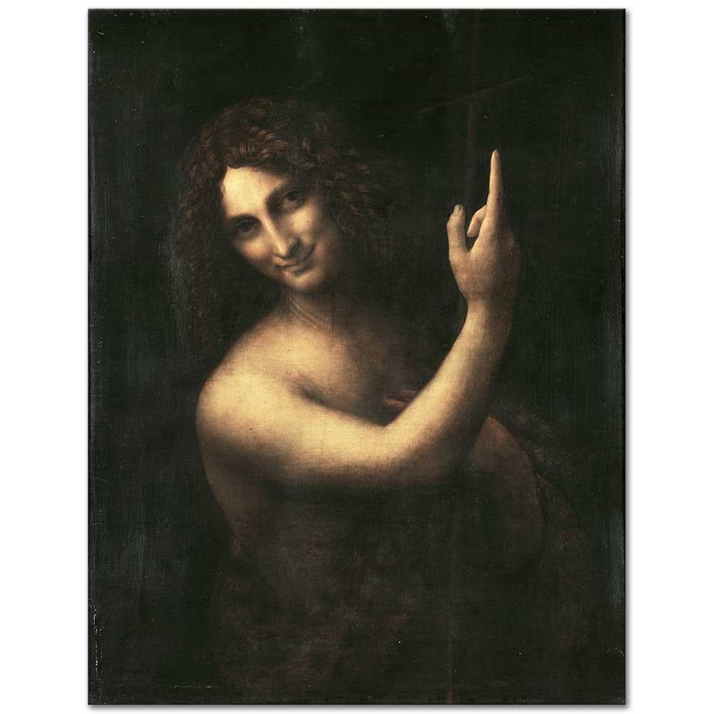 Saint John the Baptist by Leonardo da Vinci
