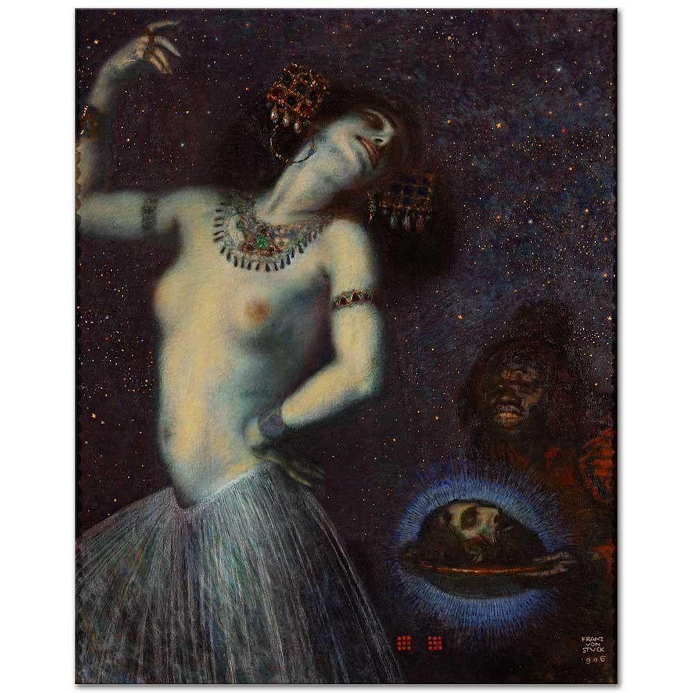 Franz von Stuck Salome Kanvas Tablo