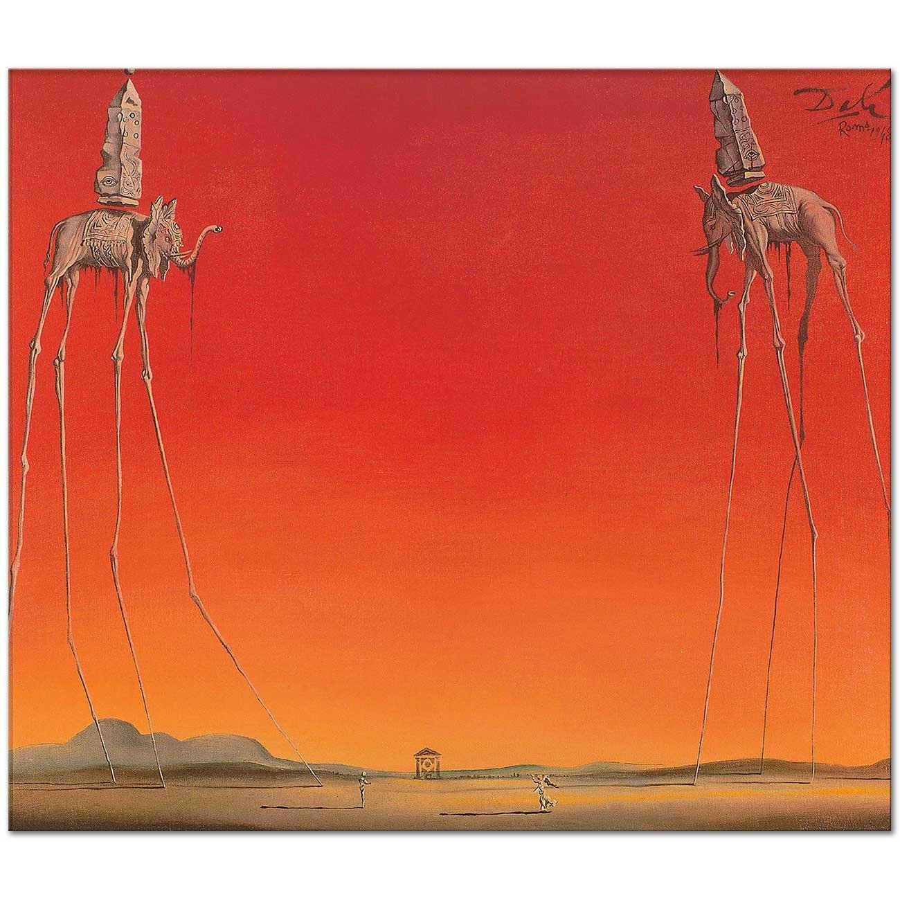 The Elephants by Salvador Dali