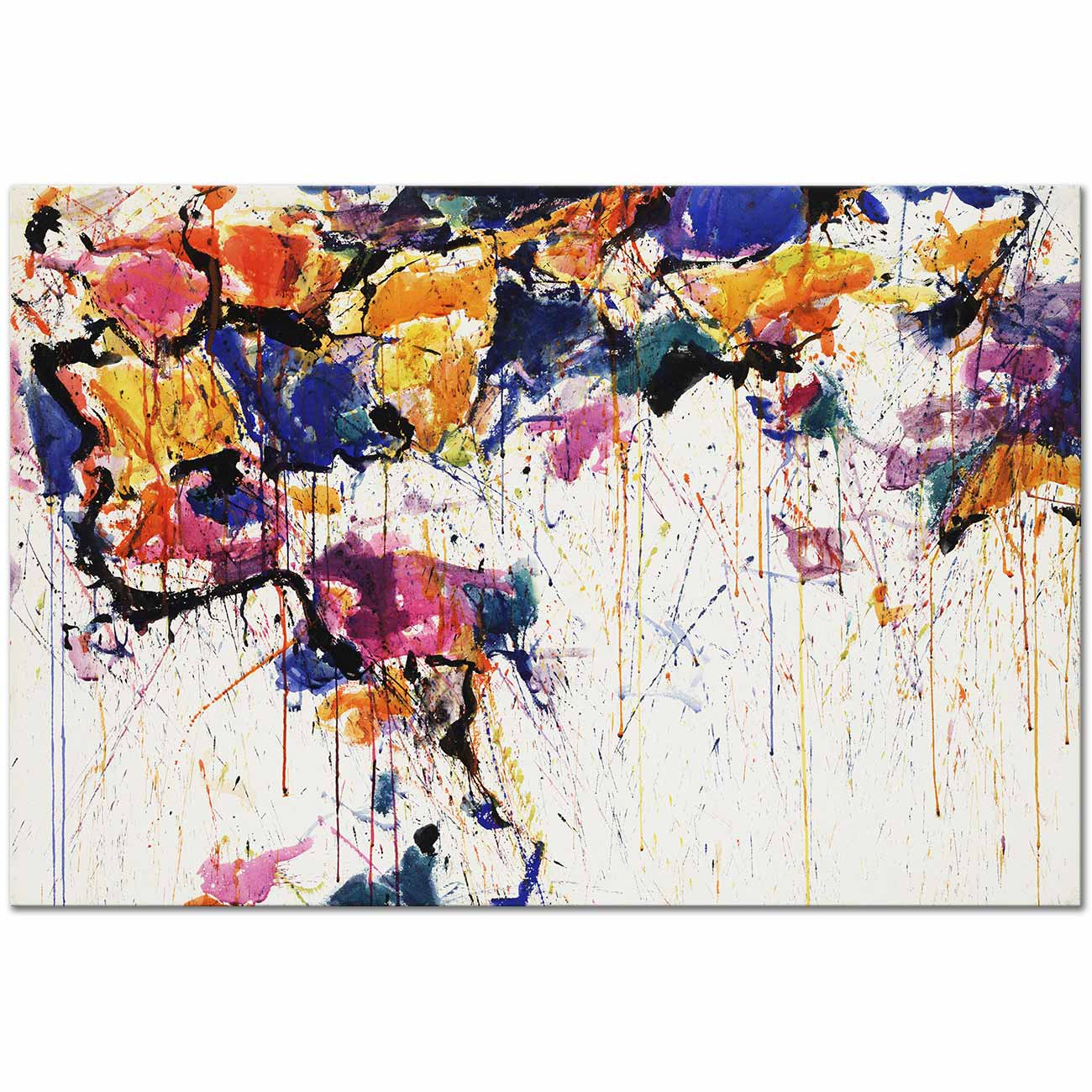 Color Rain by Sam Francis