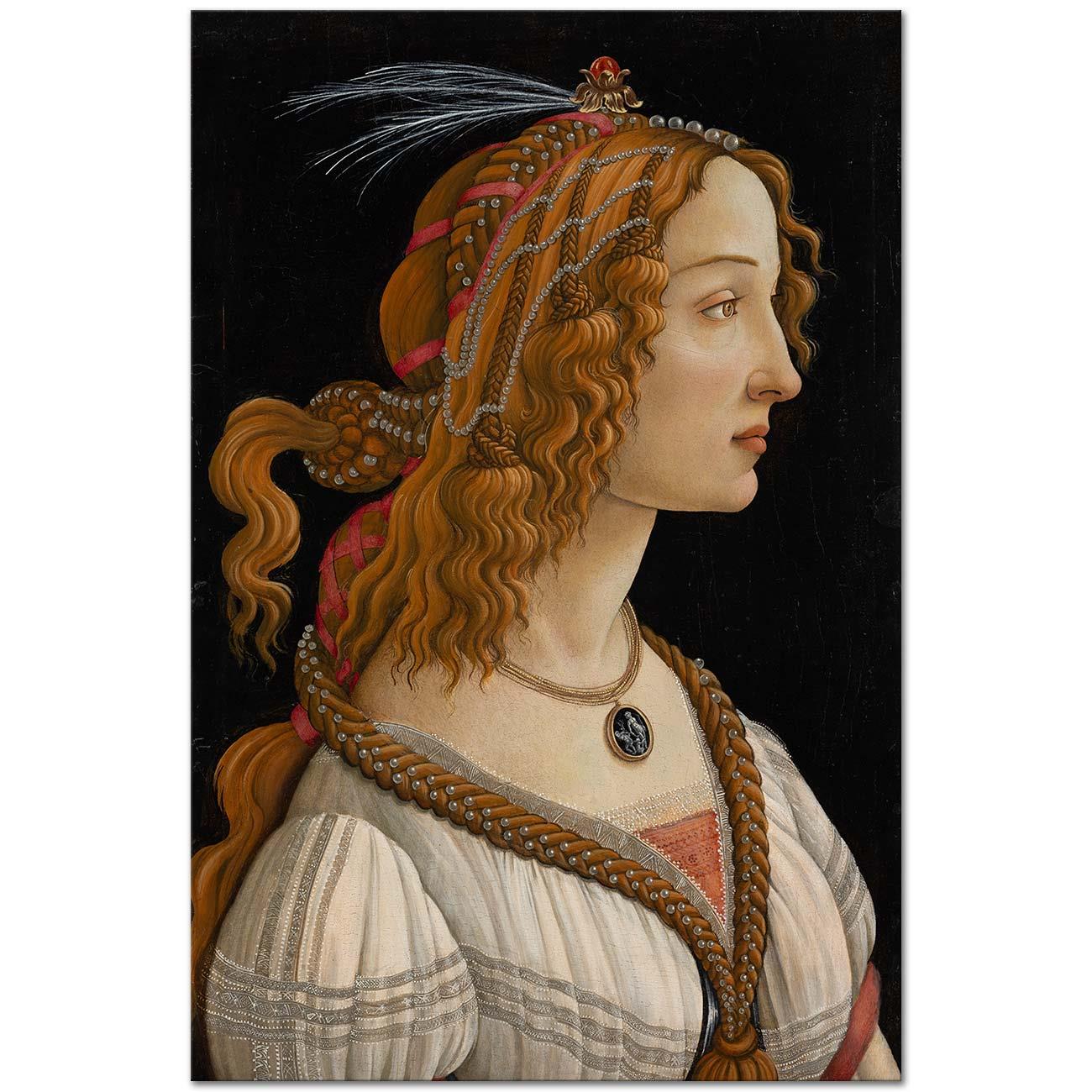 Idealized Portrait of a Lady by Sandro Botticelli