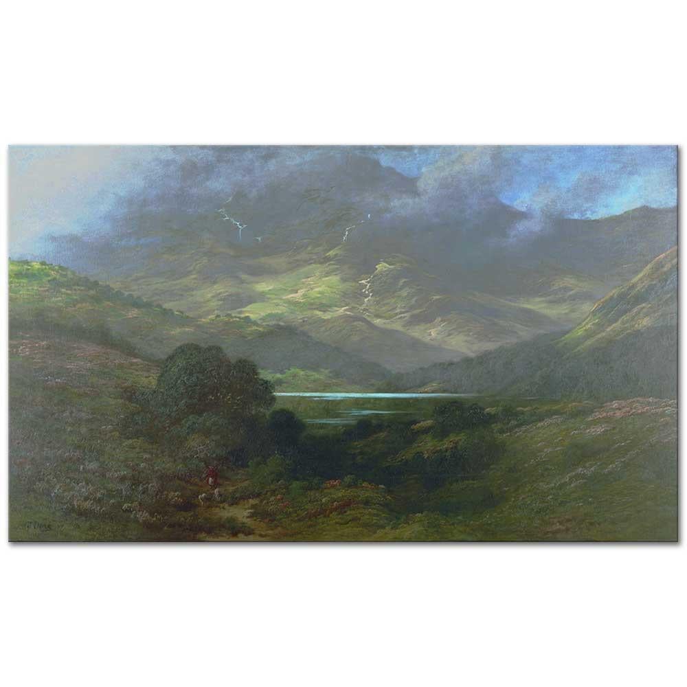 Gustave Dore İskoç Tepeleri Kanvas Tablo