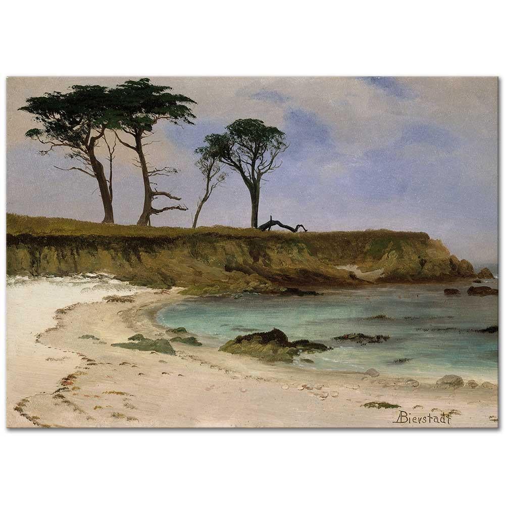 Albert Bierstadt Deniz Koyu Kanvas Tablo