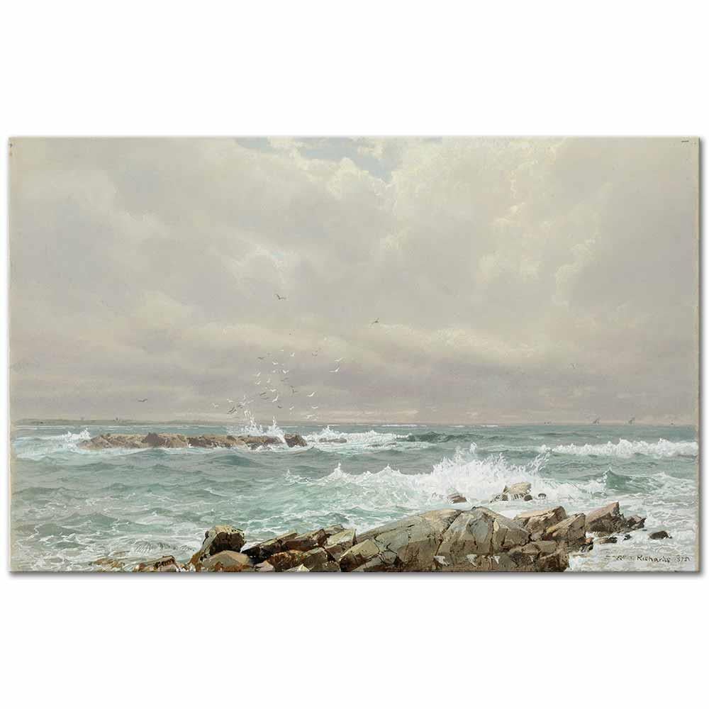 Seascape by William Trost Richards as Art Print