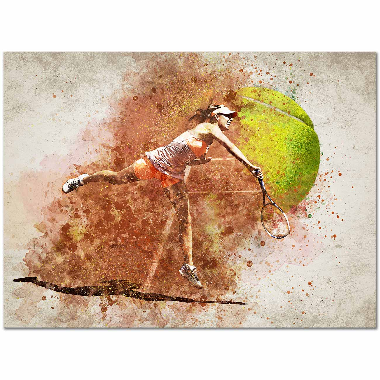 Serdar Gencer Maria Sharapova at the Roland Garros Art Print