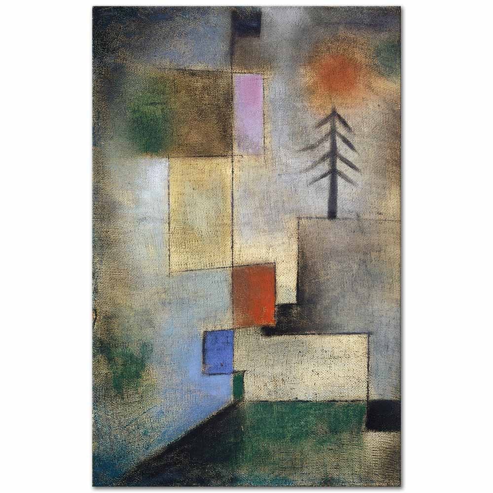 Small Picture Of Fir Trees by Paul Klee