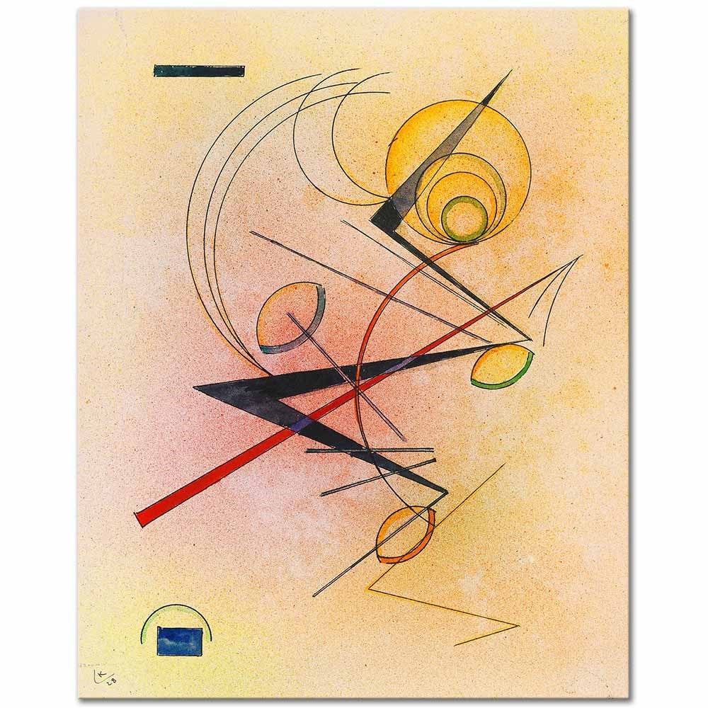 Wassily Kandinsky Küçük Sıcak Kanvas Tablo