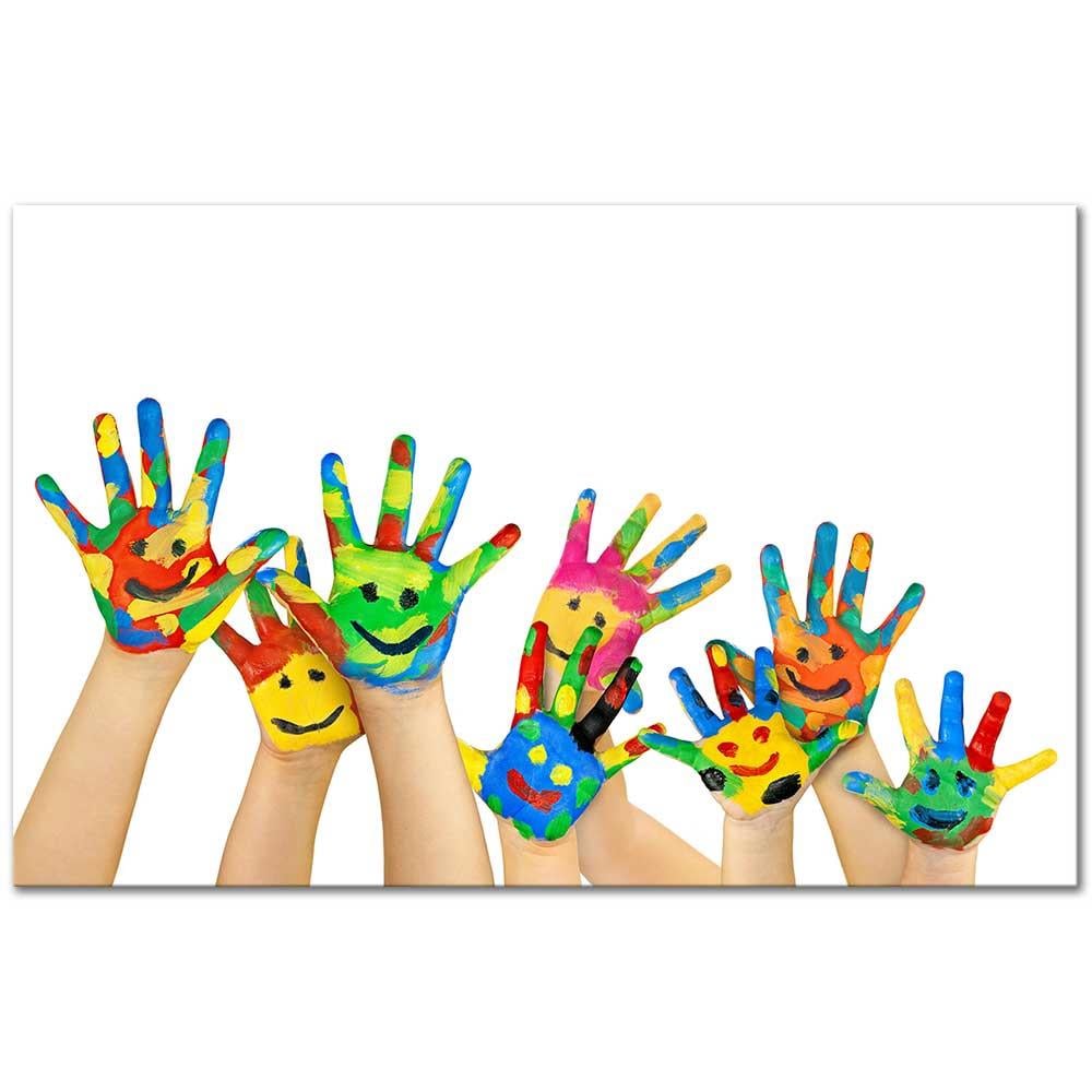 Smiling Hands as Art Print