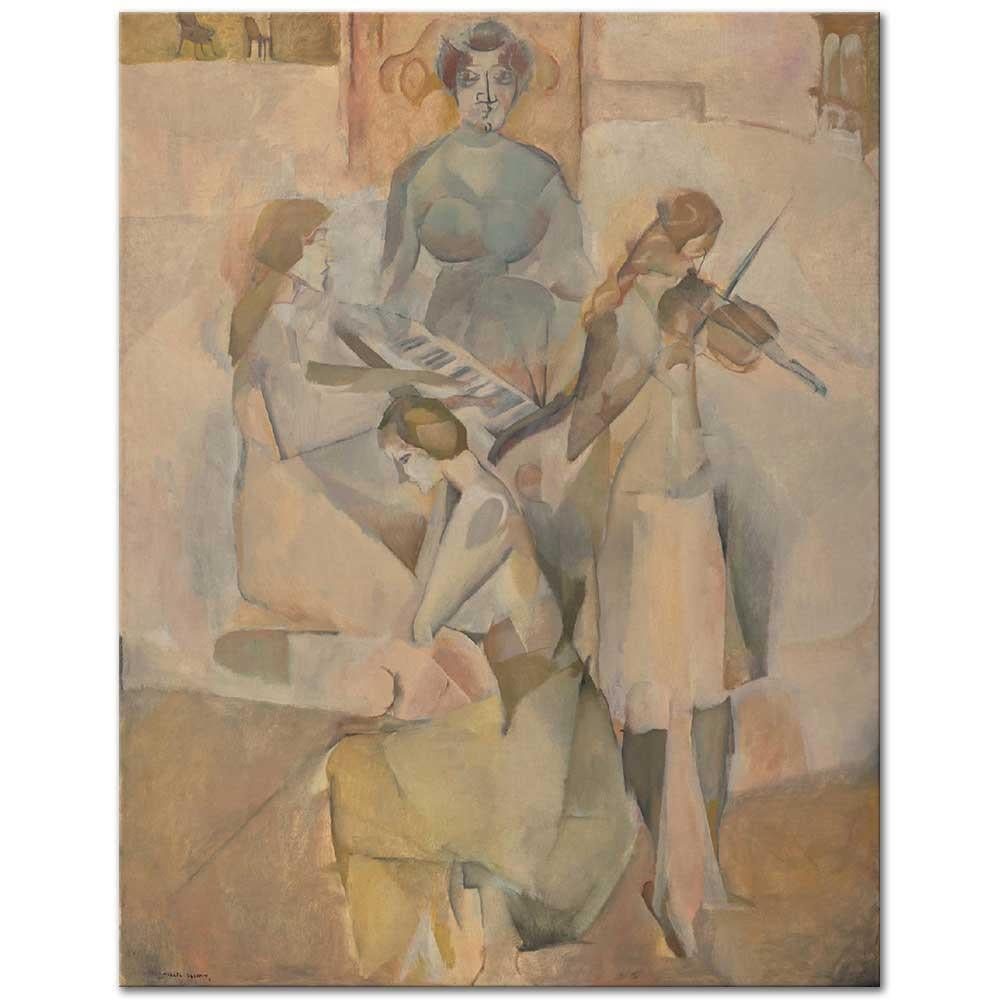 Marcel Duchamp Sonat Kanvas Tablo