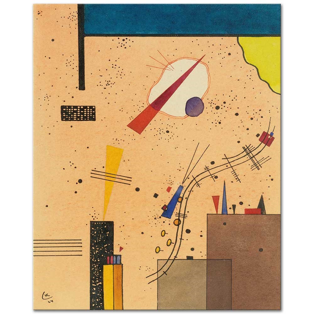 Wassily Kandinsky Püskürtücü Kanvas Tablo