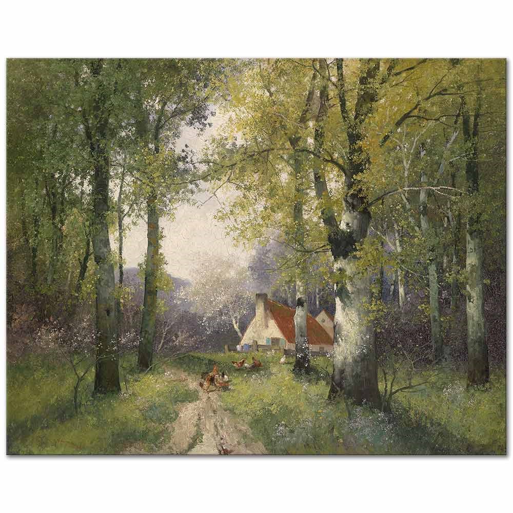 Spring by Adolf Kaufmann as Fine Art Print