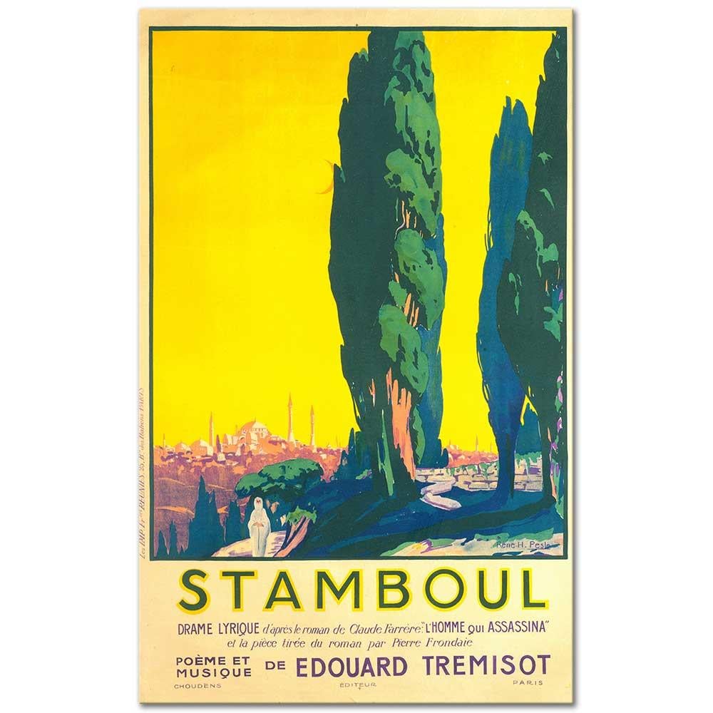 Stamboul Drama Lyrique as Art Print