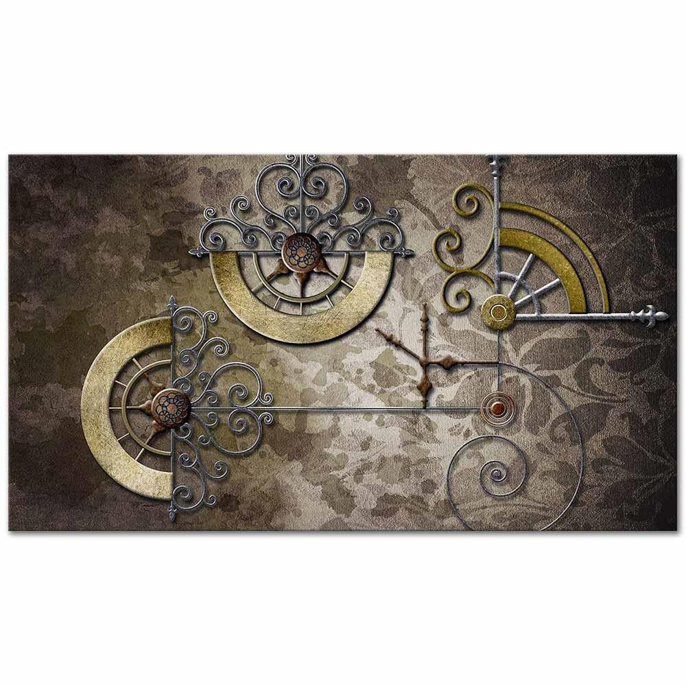 Steampunk Dekoratif Kanvas Tablo