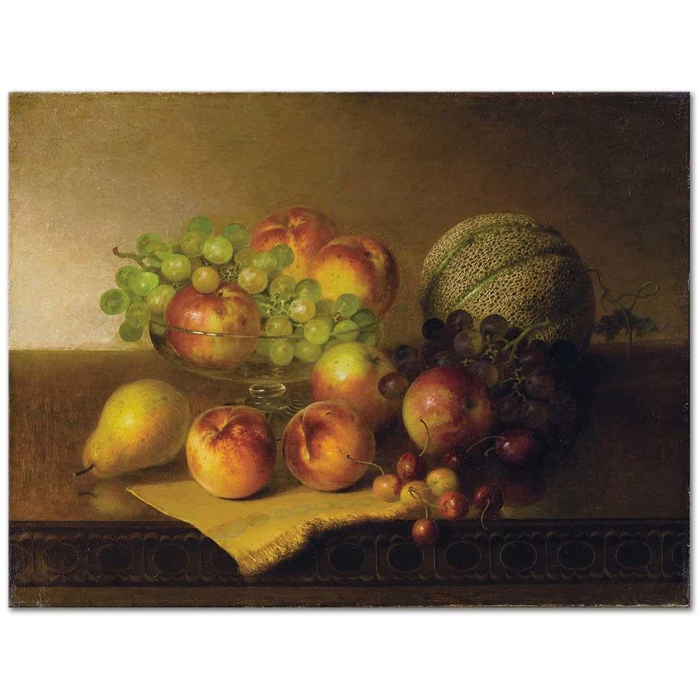 Still Life with Fruit by Robert Spear Dunning as Art Print