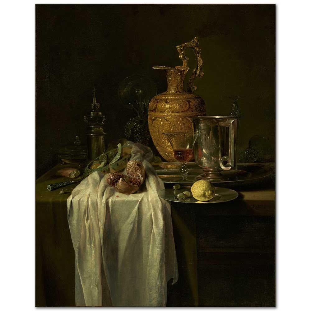Still Life with Pitcher by Willem Kalf