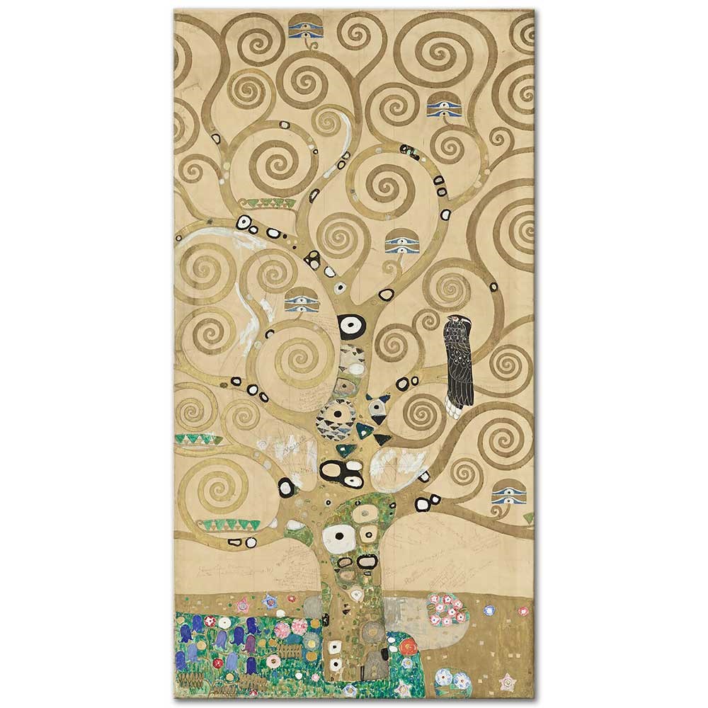 Gustav Klimt Hayat Ağacı Kanvas Tablo