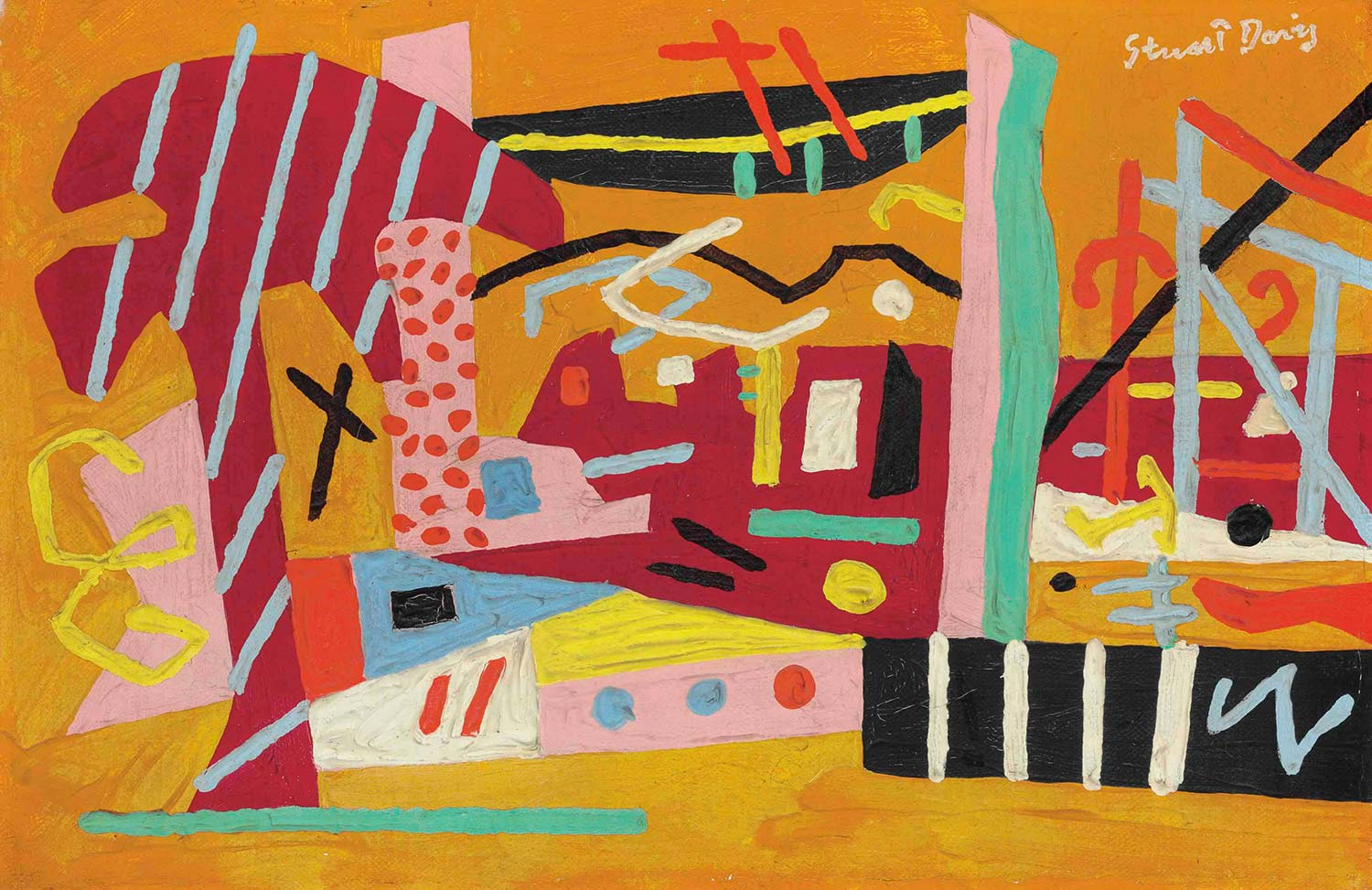 Autumn Landscape by Stuart Davis