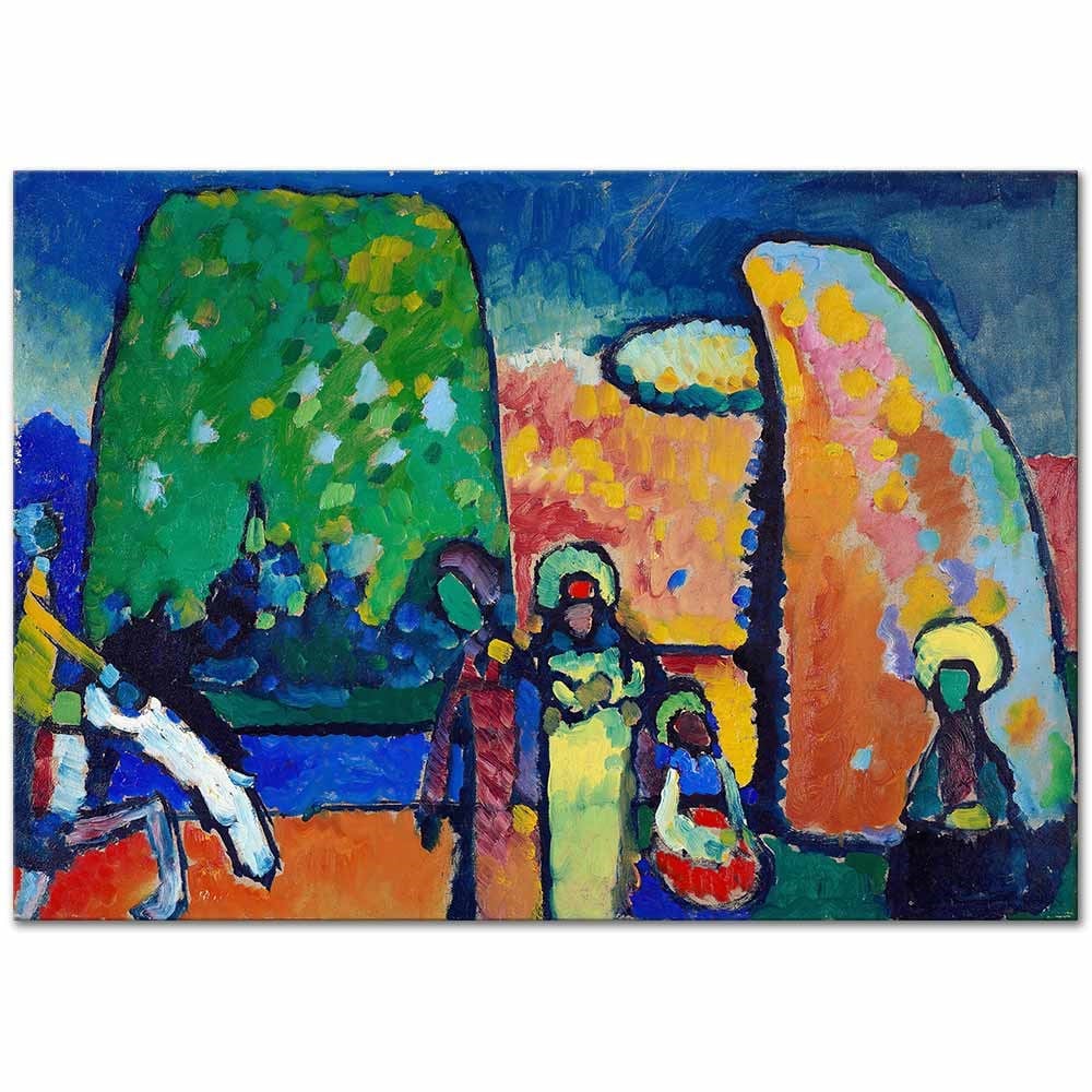 Study On Improvisation No 2 by Wassily Kandinsky as Art Print