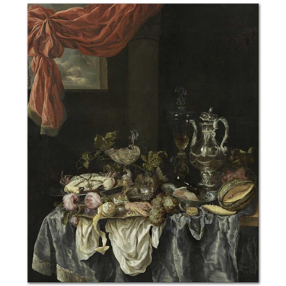Abraham Hendrick van Beijeren Görkem Kanvas Tablo