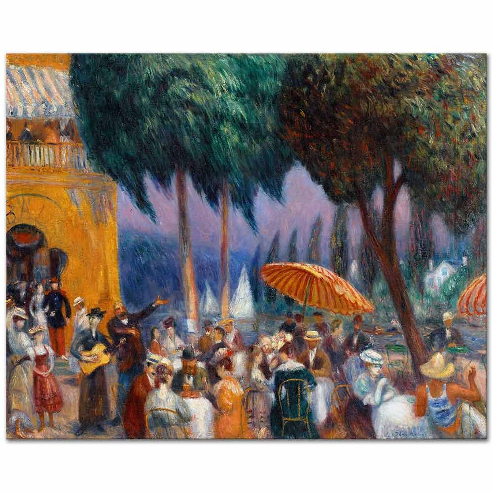 William Glackens Marne'de Pazar Günü Kanvas Tablo