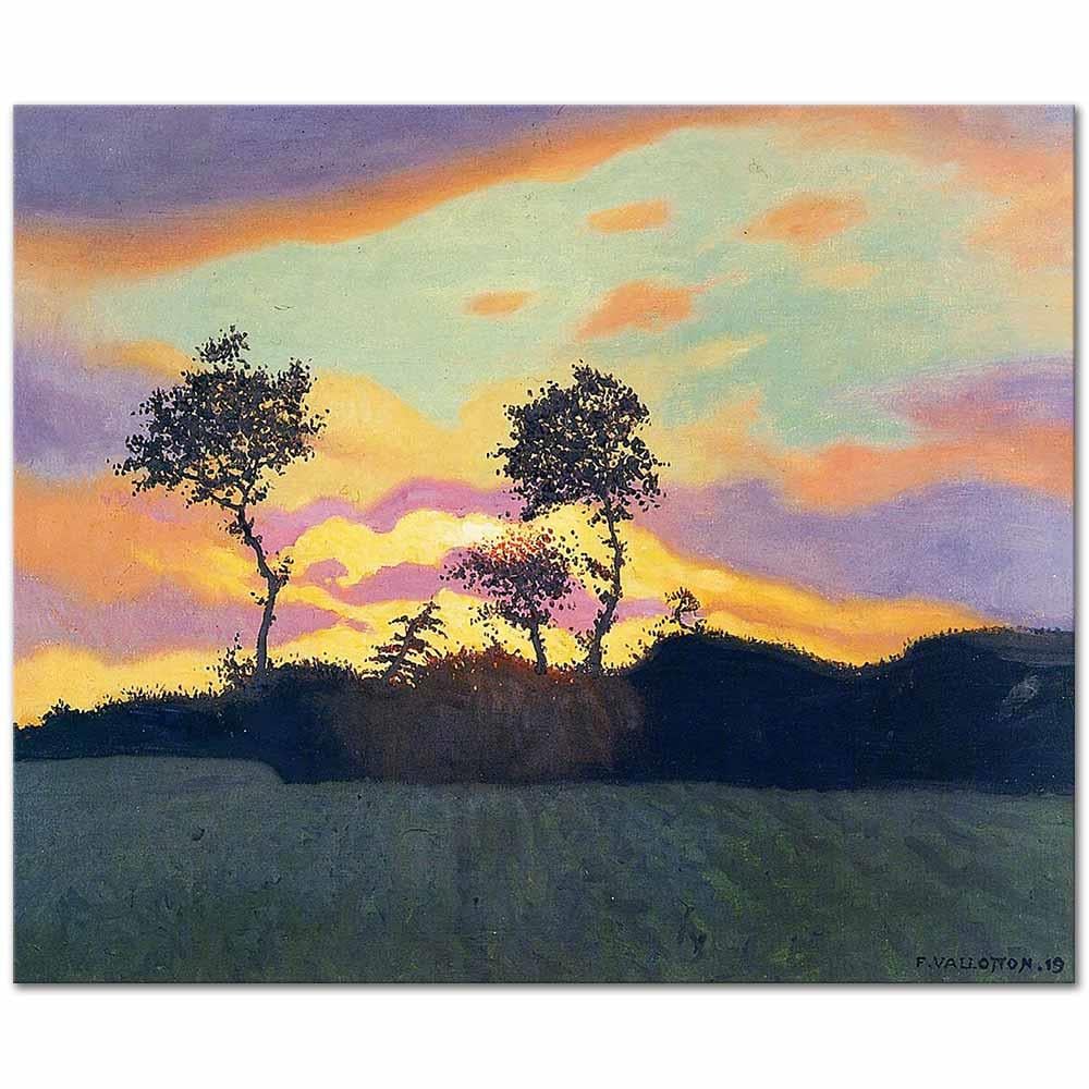 Sunrise Scene by Felix Vallotton as Art Print