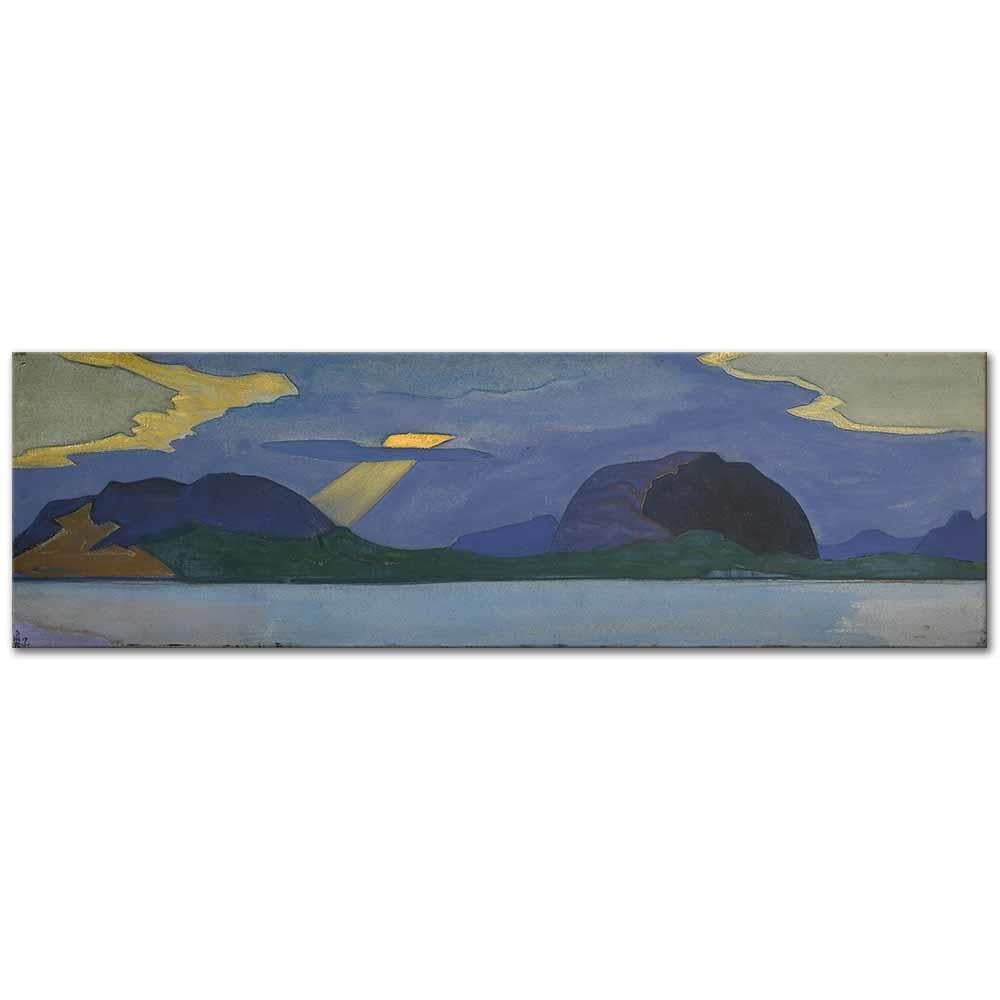 Sunset – The Castle Mount by Nicholas Roerich as Art Print