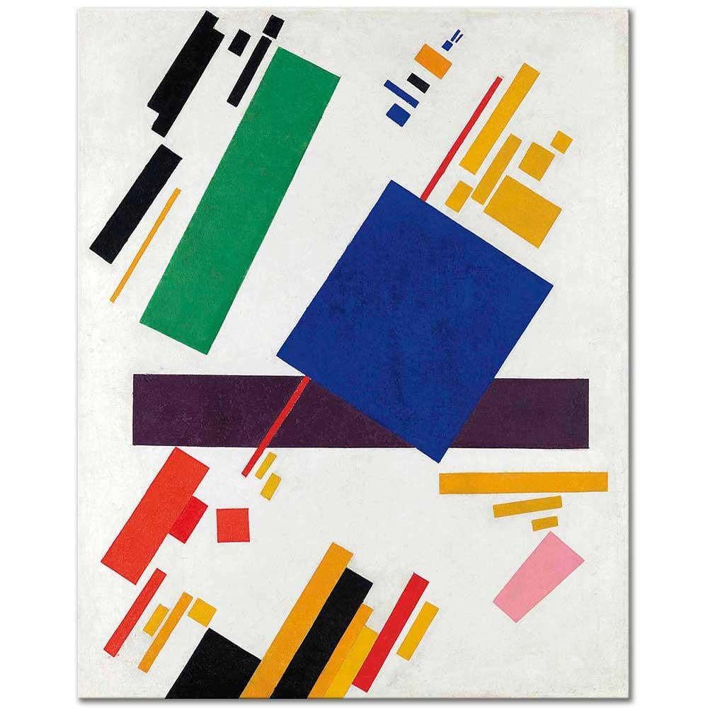 Kazimir Malevich Süprematik Kompozisyon Kanvas Tablo