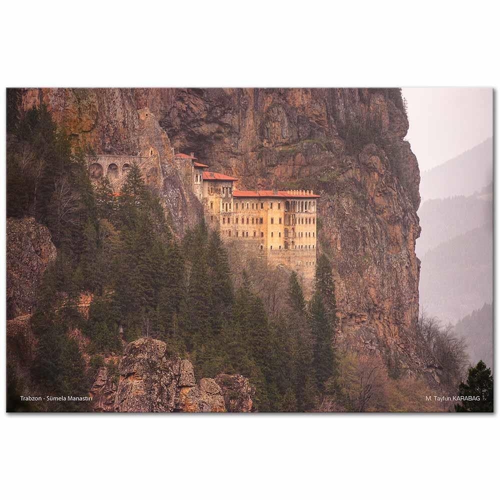Tayfun Karabağ Sümela Manastırı Trabzon Kanvas Tablo