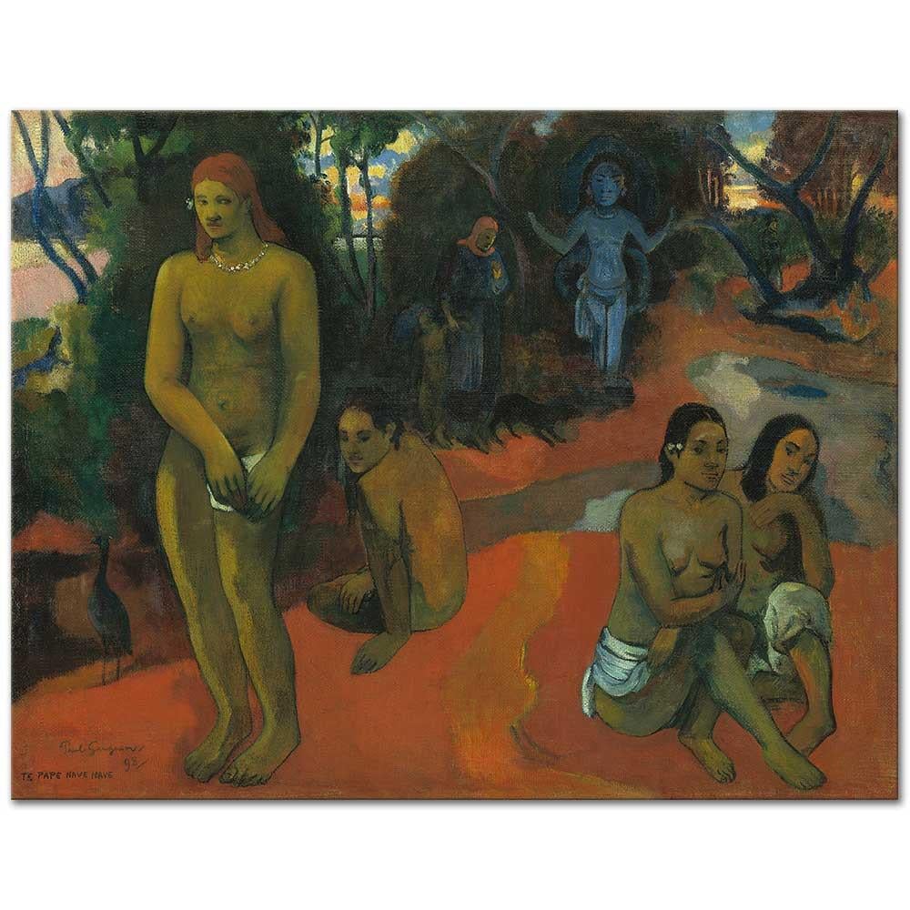 Te Pape Nave Nave Delectable Waters by Paul Gauguin as Fine Art Print