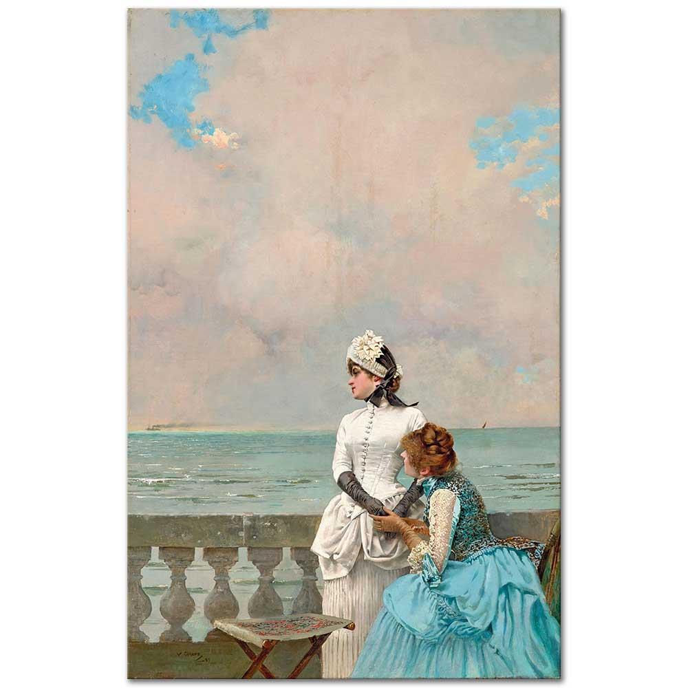 Tell Me Everything by Vittorio Matteo Corcos as Art Print