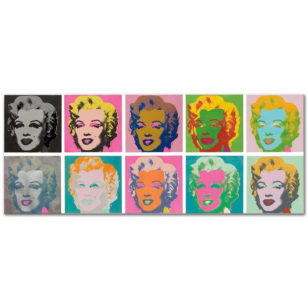 Andy Warhol Marilyn Monroe Set Kanvas Tablo