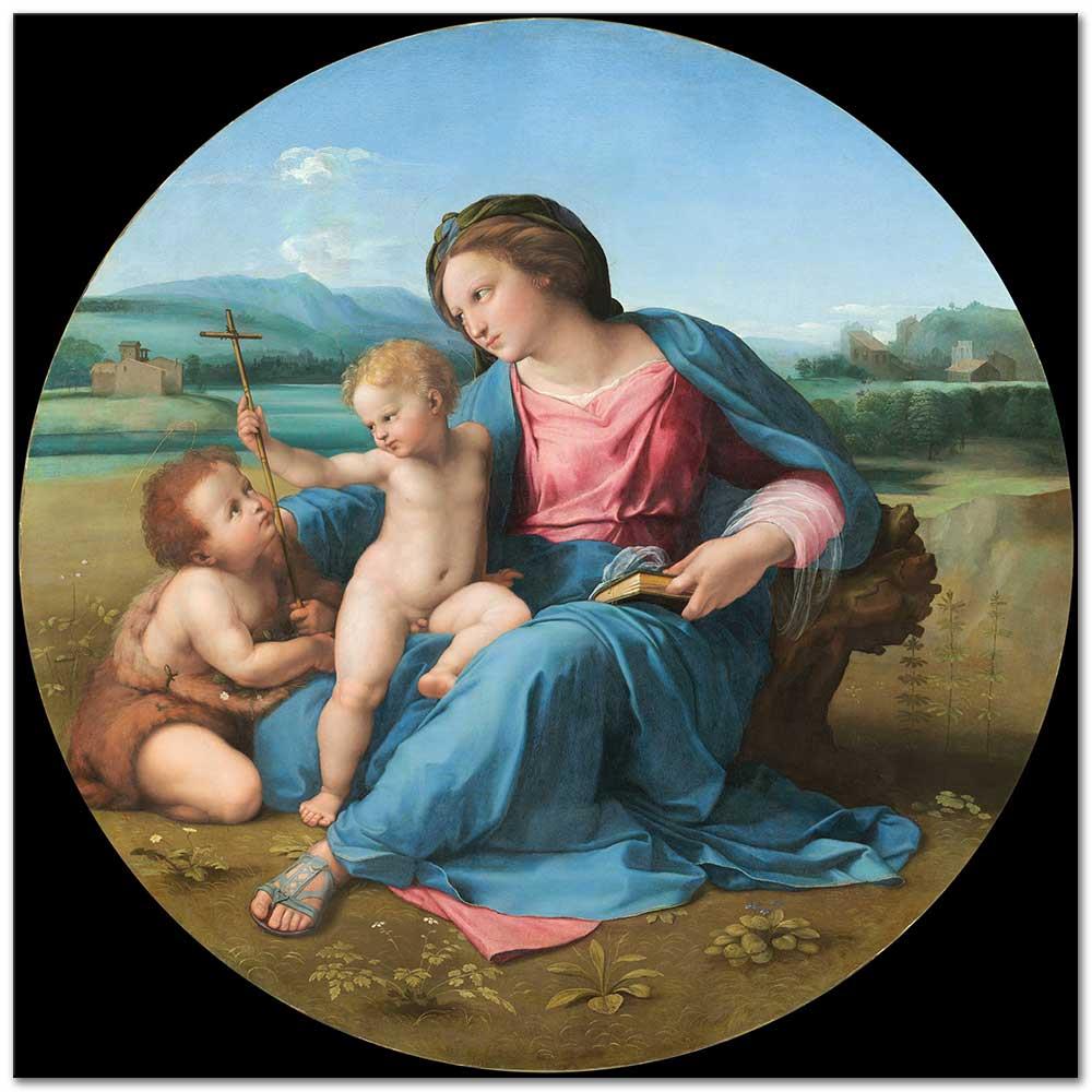 Raphael Alba Madonna'sı Kanvas Tablo