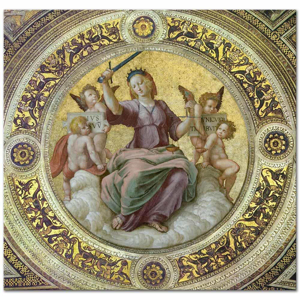 The Allegory of Justice by Raphael