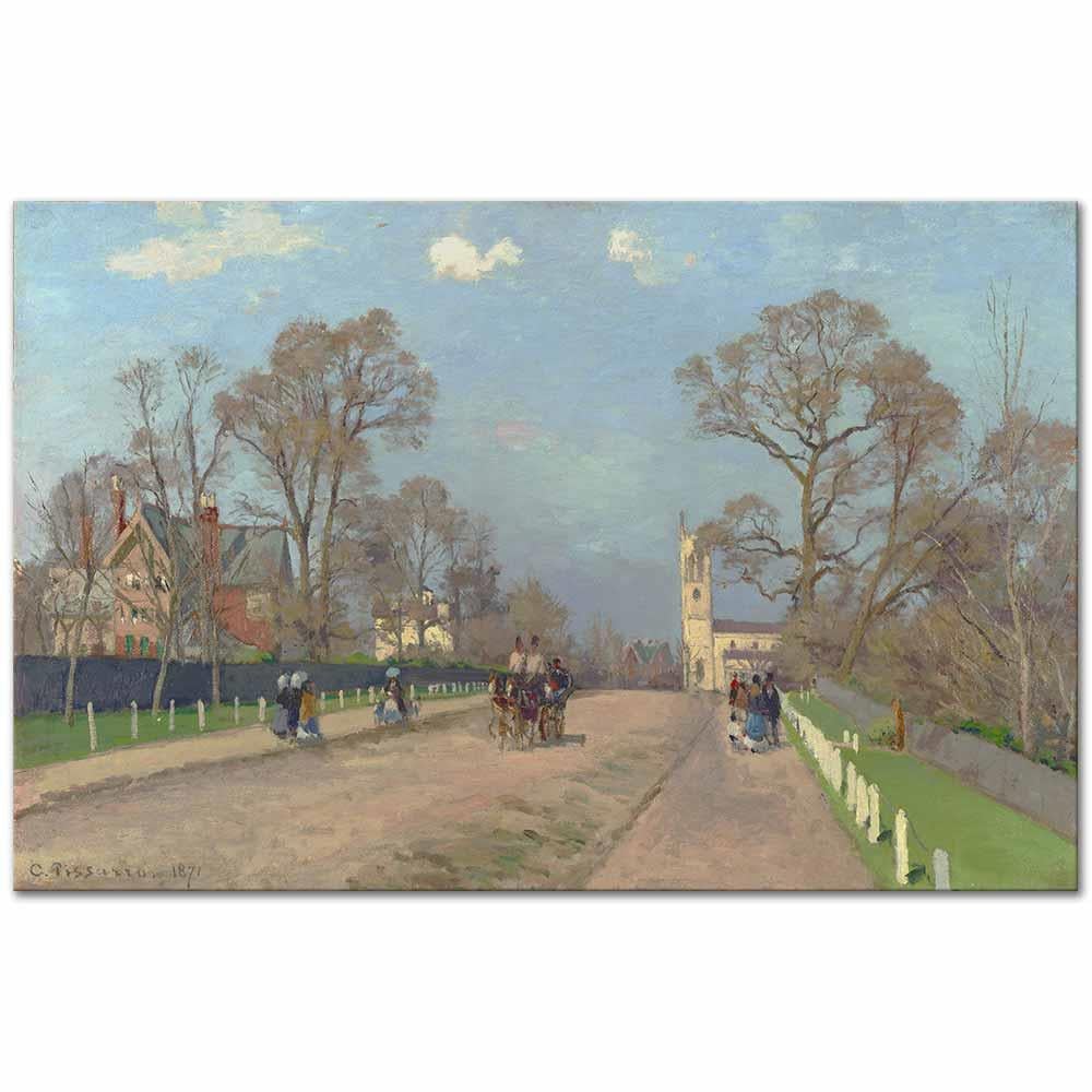 The Avenue Sydenham by Camille Pissarro as Art Print