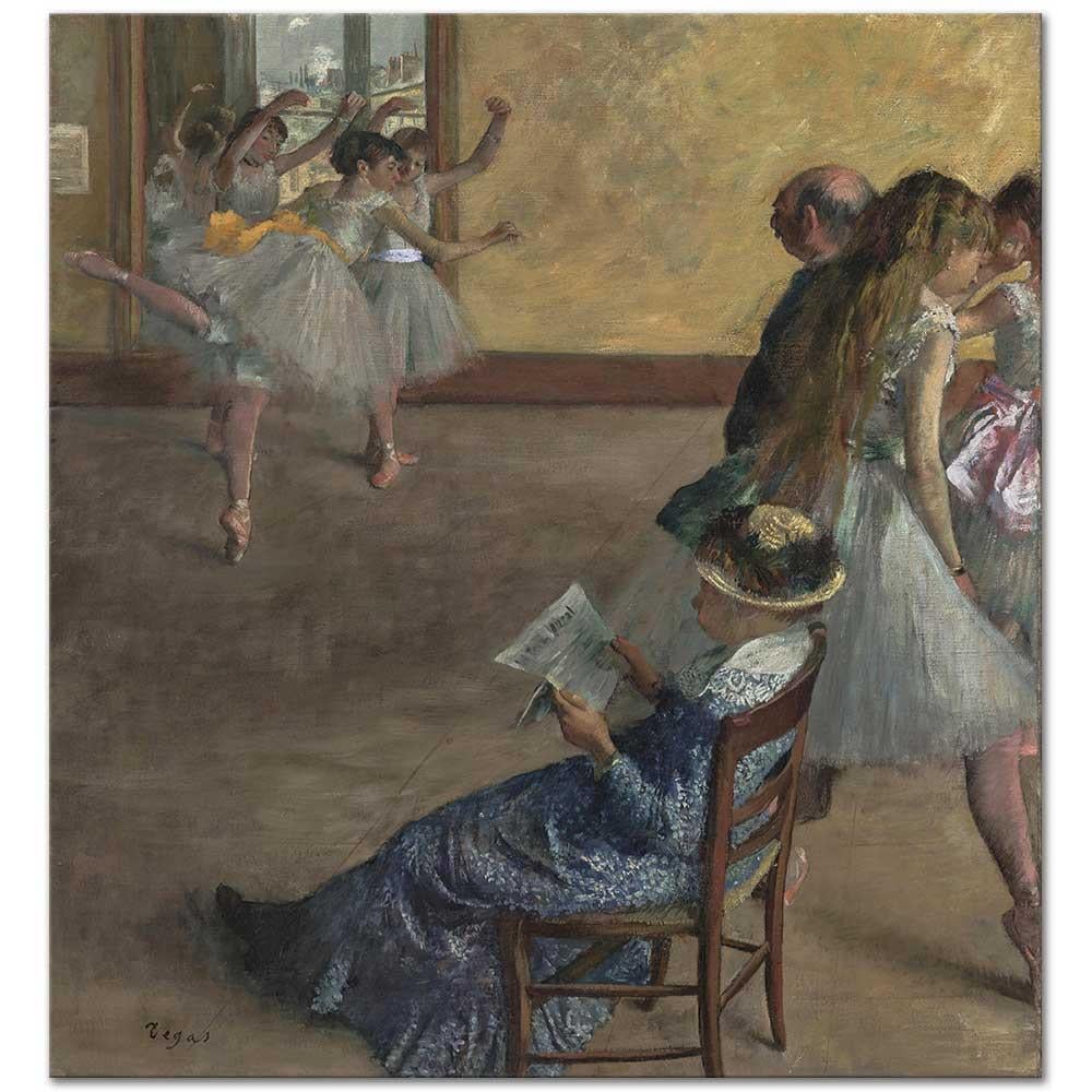 Edgar Degas Bale Sınıfında Prova Kanvas Tablo
