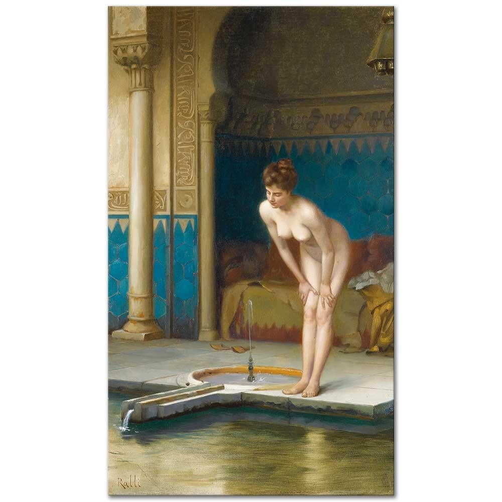 Theodore Ralli Hamam Kanvas Tablo