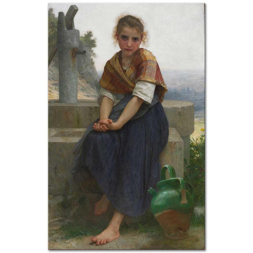 The Broken Pitcher by William Adolphe Bouguereau