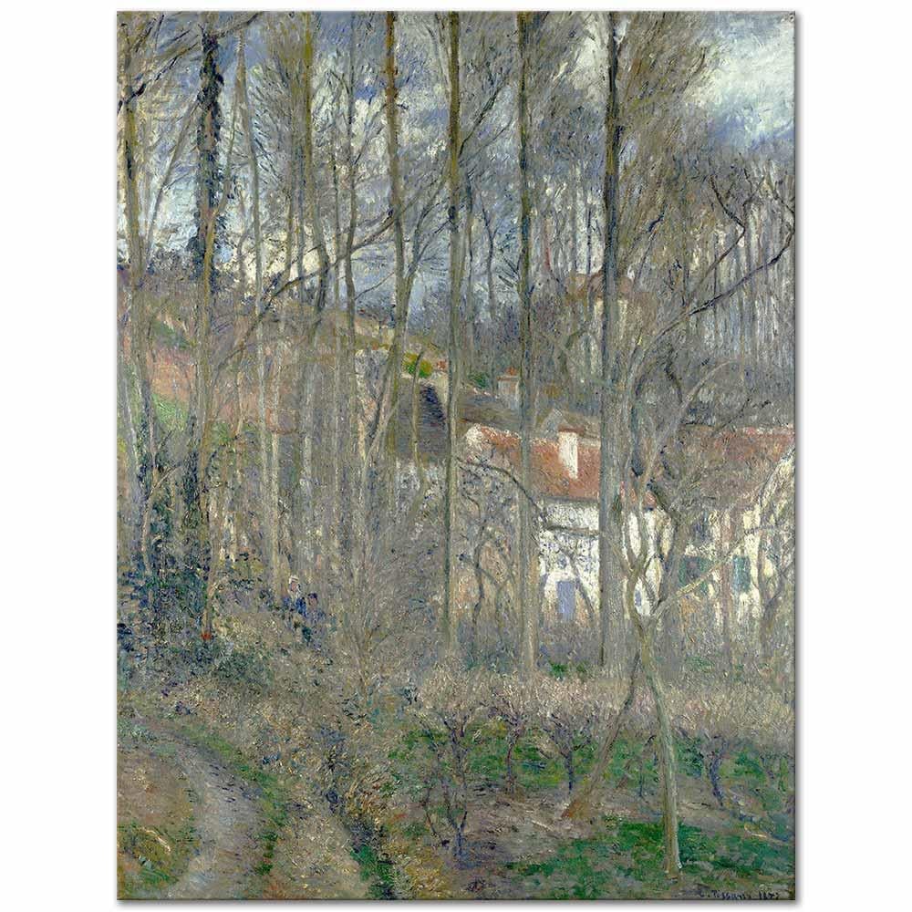 The Côte des Bœufs at L'Hermitage by Camille Pissarro